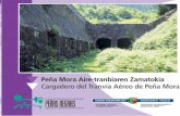 Peña Mora Aire-tranbiaren Zamatokia - Cargadero del Tranvía Aéreo de Peña Mora