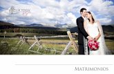 Brochure matrimonios Centro de Eventos Hacienda Patagonia