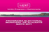 Programa electoral municipal de Alicante - UPyD