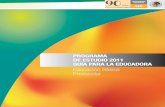 PROGRAMA DE ESTUDIO 2011. GUIA PARA LA EDUCADORA