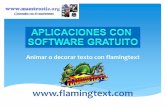 Crear Títulos con Flamingtext