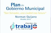 Plan de Gobierno Municipal 2012
