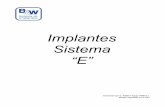 Manual Implantes Sistema E