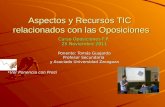 Aspectos y recursos TIC relacionados con las oposiciones