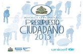 Presupuesto Ciudadano 2013