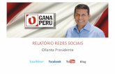 Relatorio de Redes Sociais Ollanta presidente