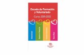 Programa de cursos de la Escuela de Formación y Voluntariado de Cáritas Zaragoza