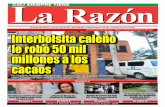 Diario La Razón  lunes 8 de julio