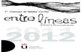Concurso de relatos "Entre líneas" 2011