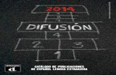 Catálogo 2014 - DIFUSIÓN. Editorial de español lengua extranjera (ELE)