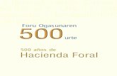 500 años de Hacienda Foral