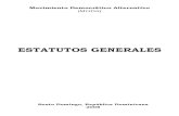 Estatutos Generales del Partido MODA