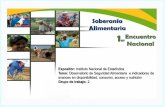 INE FAO1 G2 - PRIMER ENCUENTRO NACIONAL DE SOBERANÍA ALIMENTARIA