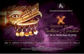 Programa de la X Semana de la Cultura Mixteca