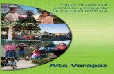 Estudio de potencial económico y propuesta de mercadeo territorial - Alta Verapaz, Guatemala