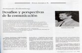 Desafio y perspectivas de la comunicación