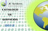 Catálogo de Servicios 2012