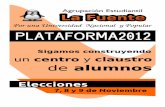 Plataforma 2012 La Fuente