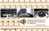 Reporte Quincenal Sobre Actividad Económica de México