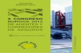 Desplegable 1 X Congreso Burgos 2012 de Agentes y Corredores
