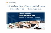 Acciones Formativas - Dpto. Empresa - Escuela - Salesianos Zaragoza