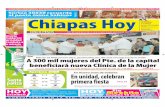 Chiapas HOY Lunes 28 de Septiembre en Portada & Contraportada