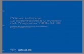 Primer informe de construcción y avance del Programa URB-AL III