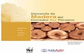 Estudio de Mercados, Consumo de Madera Corredor Sur Perú 2005