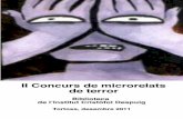 II Concurs de microrelats de terror 2011