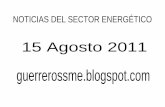 Noticias del Sector Enegético 15 Agosto 2011