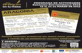 Programa actividades de Zaragoza Gastronómica