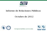 Informe CVC Octubre de 2012