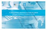 A administración electrónica na Xunta de Galicia: resultados detallados por Consellerías. Ano 2010