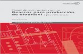Manual de construcción y uso de reactor para producción de biodiésel