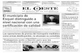 Diario El Oeste 07/05/2013
