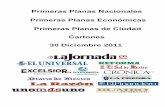 PRIMERAS PLANAS Y CARTONES 30 Diciembre 2011