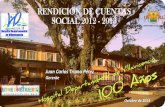 Rendición de Cuentas 2012 -  2013