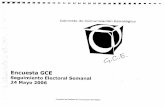 7. GCE - Seguimiento electoral semanal, 24 mayo 2006