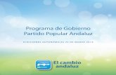 Programa electoral del Partido Popular Andaluz