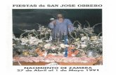 Programa San José Obrero 1991