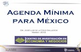 Perspectivas Económicas Trimestral. Agenda mínima por México