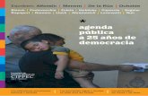 Agenda pública a 25 años de democracia