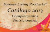 Catálogo 2013 de Complementos Nutricionales Forever