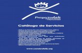 Catalogo de servicios y productos de Proyectodah