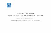 Evaluación Diálogo Nacional 2000