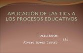 APLICACIÓN DE LAS TICs A LOS PROCESOS EDUCATIVOS