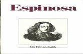 Espinosa  - Os pensadores