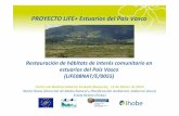 Proyecto Life+ Estuarios del País Vasco: acciones realizadas y resultados globales