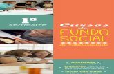Cursos do Fundo Social - 1º Semestre