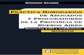 Práctica de Honorarios de Abogados y Procuradores de la Provincia de Buenos Aires